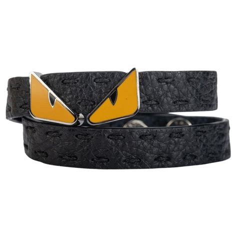 fendi monster eyes belt|authentic Fendi belt.